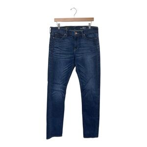 J.‎ Crew | Reid Whiskered Skinny Blue Jeans 31T Tall